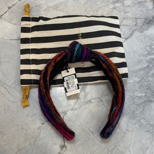 NWT Lele Sadoughi girls Striped Headband